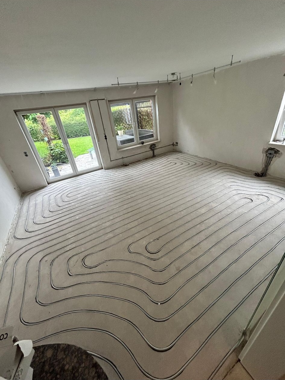 Fußbodenheizung Installation 5