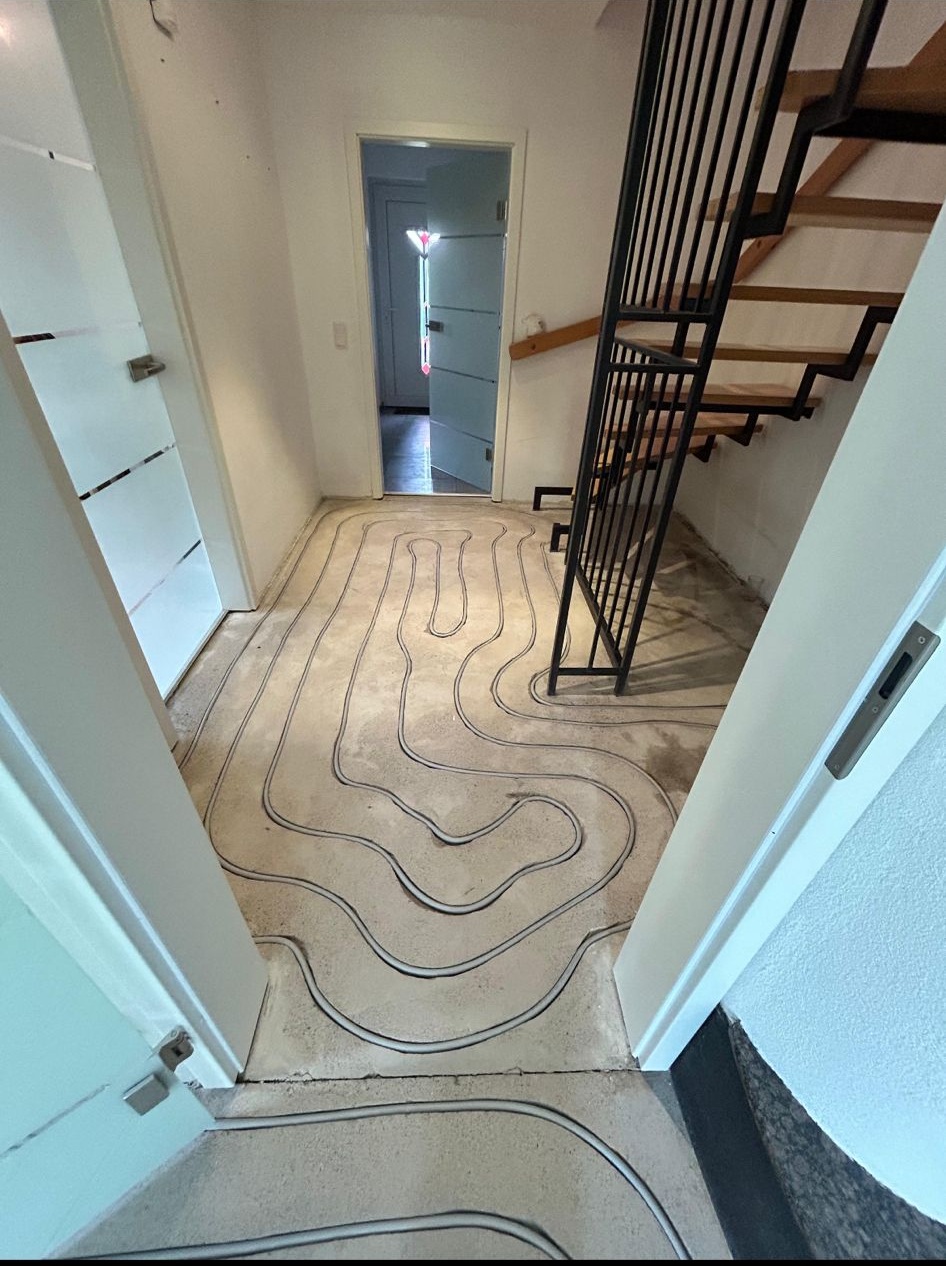 Fußbodenheizung Installation 6